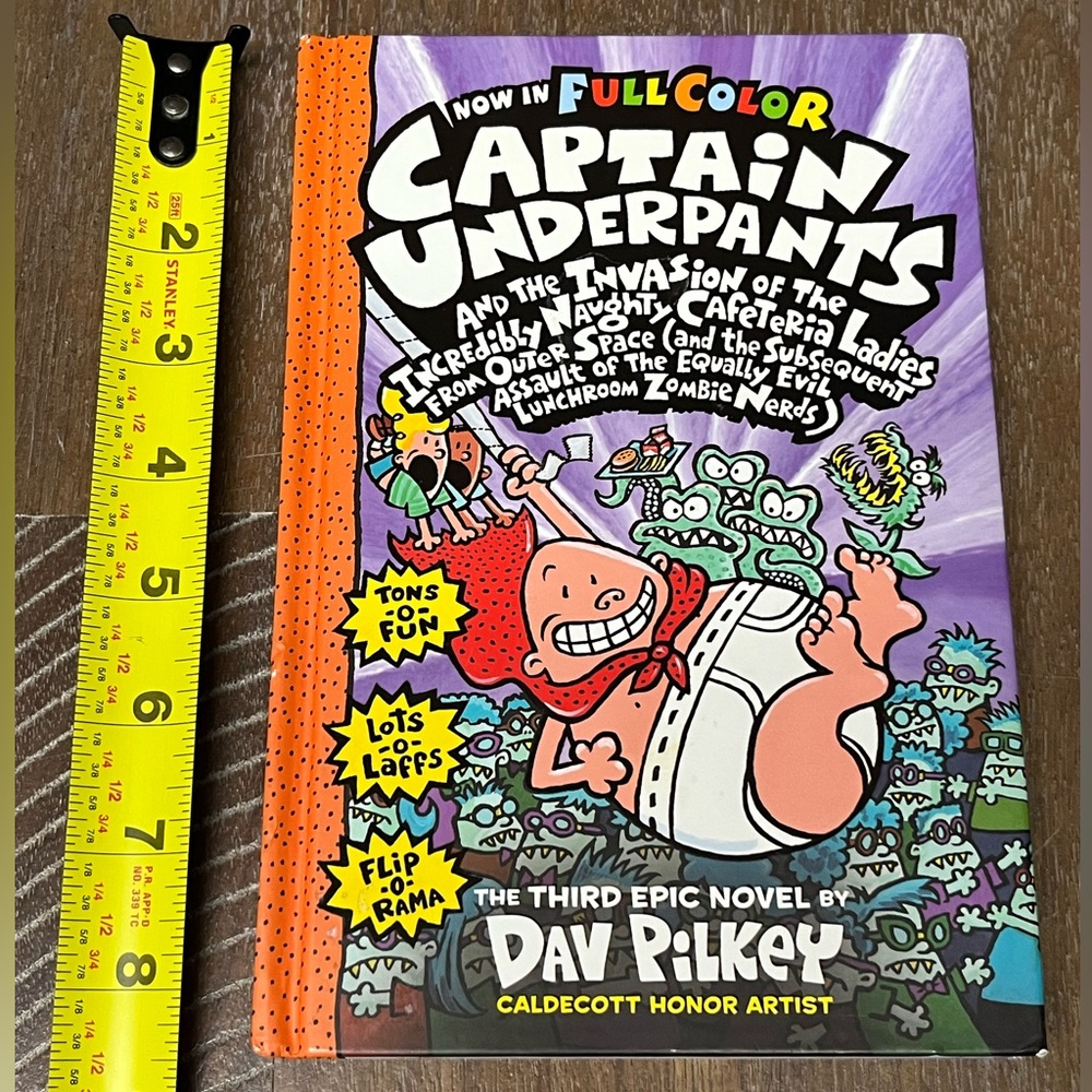 Captain Underpants Graphic 3rd Third Epic Novel Hardcover
